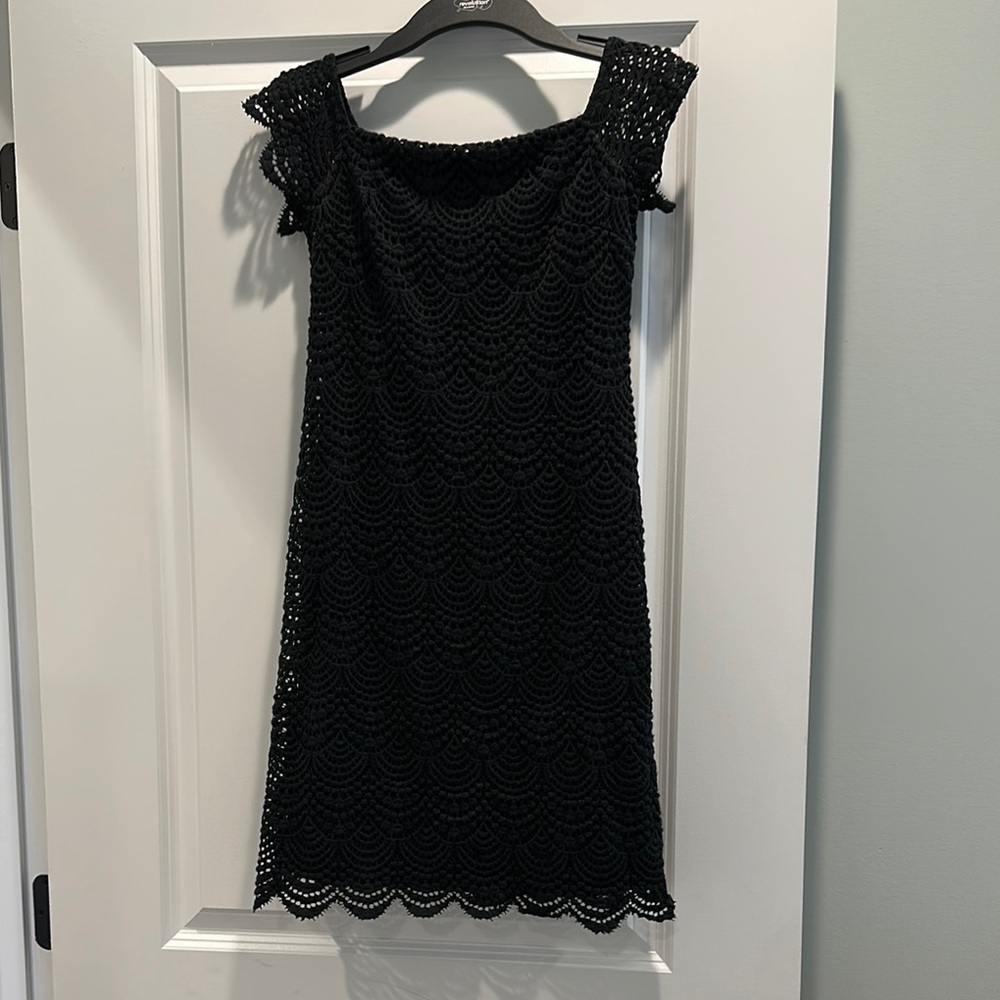 Lilly Pulitzer Jade Black Shift Dress